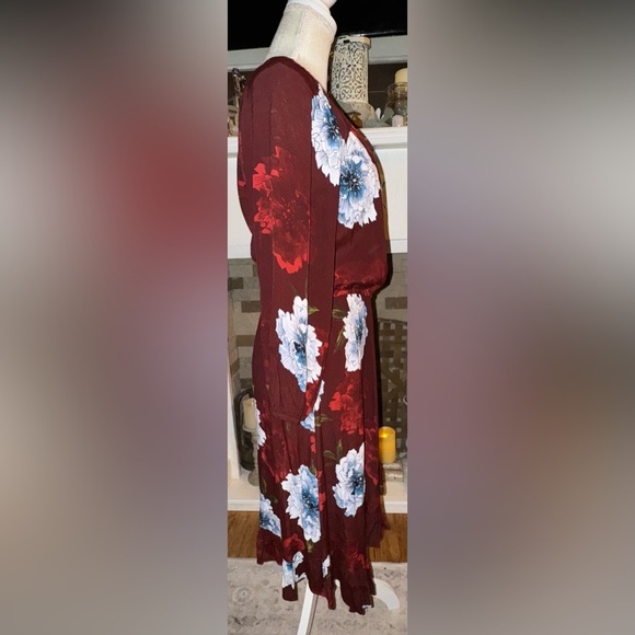 Anthropologie Plenty By Tracy Reese Aleah Floral Faux Wrap Dress Size M EUC - Picture 5 of 15